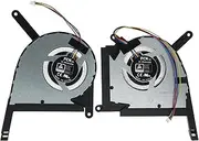 Replacement CPU&GPU Cooling Fan for Asus TUF Gaming FX507ZC FX507ZE FA507RE FA507RC FX707ZC FX707ZE FA707RC FA707RE TUF707RC TUF707RE TUF707ZC 13NR09M0T01011 13NR09M0T03011 5V