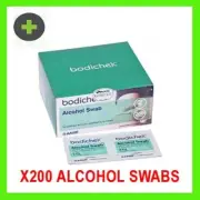 Alcohol Pad Antiseptic Skin Swab Wipe 70% Isopropyl Nail Cleansing Skin Pre x200