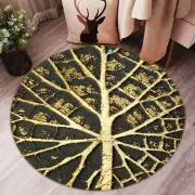 3D Brown Leaf Texture NAO10411 Game Rug Mat Elegant Photo Carpet Mat Fay