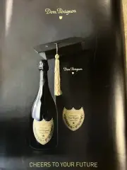 Dom Perignon “Cheers To The Future ” poster. 24 By 36 Inch