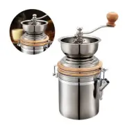 Hand-crank Coffee Grinder Travel Pepper Spice Conical Burr