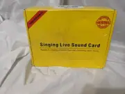 V8 Audio Mixing Sound Card USB for Singing Shouting Live Recording Rechargeable