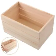 Wooden Storage Box Mini Baskets Bins Decorative Small Boxes Made of