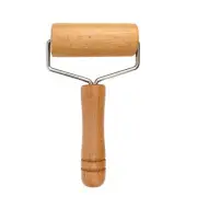Wood Pastry Pizza RollerNon Stick Wooden Rolling Pin for Kitchen Baking Cooki...