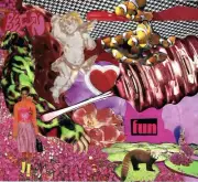 "Been Fun" 2022 Maximal Hand Cut Collage Framed Matte Print