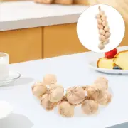 Simulated Garlic Skewers Decorative Fake String Artificial Vegetables Ornament
