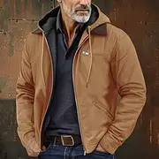 Men's Zip Up Hoodie Full Zip Hoodie Fuzzy Sherpa Fleece Jacket Fleece Hoodie Blue Brown Green Gray Hooded Plain Zip Up Zipper Pocket Sports Outdoor Daily Week