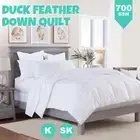 All Size Duck Down Feather Quilt/Doona/Blanket/Duvet Goose Altern-All Season