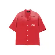 [Amiri] Amiri Hollywood Bowling Shirt M RED