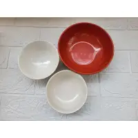 在飛比找蝦皮購物優惠-二手 陶瓷玻璃碗 味增湯碗 美耐皿 飯碗