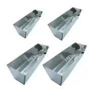 Stainless Steel Mud Pan Plastering Mud Board Simple to Use Practical Leakproof