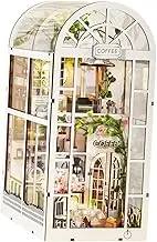 DIY Booknook Kit Bookshelf Decor Creative Crafts Delicate 3D Wooden Puzzle Bookend Miniature Dollhouse for Bookshelf Office