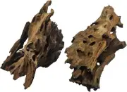 Natural Driftwood for Aquarium Decor Sinkable Reptile Wood Branches Fish Tank...