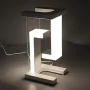 Magnetic Levitation Desk Lamp, 3 Levels Stepless Dimming Magnetic Levitating Anti Gravity Table Lamp Touch Control LED Desk Lamp, Magnetic Floating LED Light for Home Office Decor