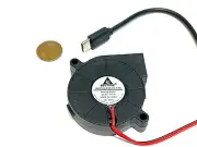 USB C GDSTime Blower computer Fan 5V 50mm 5015 50mm x 15mm 5cm type c A9