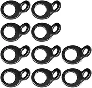 Multi-Purpose Tie-Down Anchors Hooks Tie Down Strap Rings for Motorcycle ATV, 10pcs