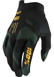 100% iTrack Sentinel Mens MTB MX Offroad Gloves Black