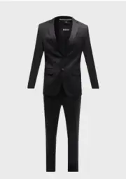 BOSS SLIM-FIT TUX ITALIAN VIRGIN WOOL &MOHAIR 38R Jacket /44R Pants MSRP$995 NWT