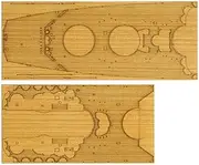 Tamiya 1:350 Scale Japanese Battleship Yamato Deck Sheet