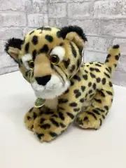 Aurora Plush Baby Cub Cheetah Leopard Tan Black Stuffed Animal Toy 10" NWT Lovey