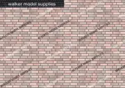 1:12 Scale Brick Wall - Vinyl Decal sheets. Action Figure. Design 7