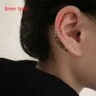 1Pair Fashion Women Tragus Cartilage Helix Studs Earrings Piercing Jewelry ❤LT