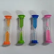 Hourglass Sand Timer 4pcs, 2mins Plastic Hourglass Timer, Colorful Hourglass Timer
