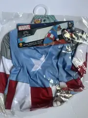 Rubie's Marvel Captain America Pet Dog Costume Bodysuit and Headpiece Large