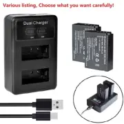 EN-EL20A Battery or LED dual Charger for Nikon Coolpix P1000, Coolpix A Cameras
