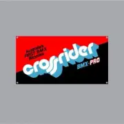 CROSSRIDER - BMX PRO Banner - old school bmx