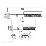Permaseal Cylinder Head Bolt Set - HBS219