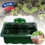 12 Hole Seedling Starter Box Propagation Seed Trays Grow Plant Tray Nursery