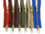 YKK #5 24" - 33" Golden Brass Two Way Separating Medium Weight Jacket Zipper