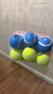 Nerf Dog 12 Pack of 2.5” Tennis Balls For Chuck-it And Ball Blaster No Squeek
