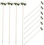 10Pcs Decorative Aroma Diffuser Sticks Flower Replacement for Home Aromatherapy Chic Floral Design for Interior Decoration and Scented Stick Use