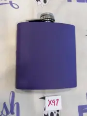 6 oz. Matte Engravable (Laserable) Stainless Steel Flask X97