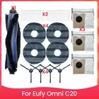 14PCS Main Brush Mop Cloth and Dust Bag Set for Omni C20 Robotic Vacuum7694