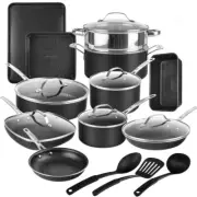 20 Pc Kitchen Pots and Pans Set Non Stick Cookware Set