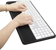 VAYDEER Magic Keyboard Wrist Rest Ergonomic Keyboard Stand Compatible with Wireless Magic Keyboard 2 with Numeric Keypad (Black Silicone)