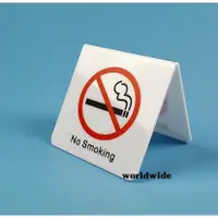 在飛比找蝦皮購物優惠-壓克力禁菸禁煙牌雙面桌上立牌禁止抽煙已訂位桌牌預約訂位桌牌禁