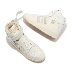 adidas 休閒鞋 Forum 84 HI 男鞋 女鞋 米白 奶茶 高筒 復古 三葉草 愛迪達 GW1905