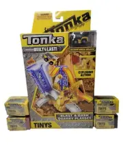 Tonka Tiny Blast & Dash Quarry Playset Plus 4 Tiny Mystery Vehicles