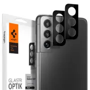 Galaxy S21 Camera Lens Protector, Genuine SPIGEN GLAS.tR Optik Lens 2PCS/PACK for Samsung