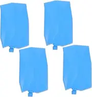 Cabilock Air Conditioning Ice Crystal Box 4 Pack Lunch Ice Packs for Coolers Pe Material Multiuse