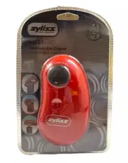 Zyliss EasiCan Electronic Can Opener Red One-Touch Start & Stop Hand-Held New