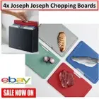 Joseph Joseph 4 PC Chopping Boards Cutting Food Preparation Prep Board Kitchen