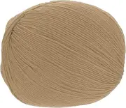 sourcing map 100% Wool Yarn, 4-Ply Wool Roving Luxurious and Soft Yarn Hand Dyed Yarn for Hand Knitting Crocheting, 3.52 OZ, 306 Yard (Khaki, 1 Ball)