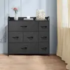 TAUS Chest of Storage Drawer Dresser Fabric Organizer Box Bin Bedroom Office