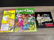 Vintage Rare Print Ad McGruff the Crime Dog KID FINGER PRINT KIT Activity Book