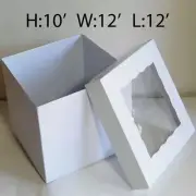 25 Big Cake Window Boxes 12" X 12" X 10" ($4.50 per box)